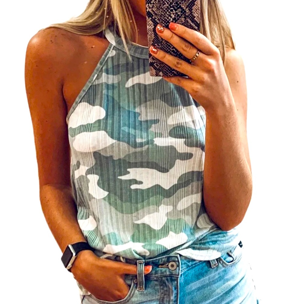Camo tank